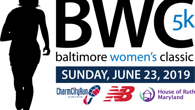 Baltimore womens running festival logo