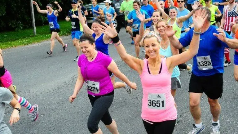 Group of runners at the St. Michaels Running Festival