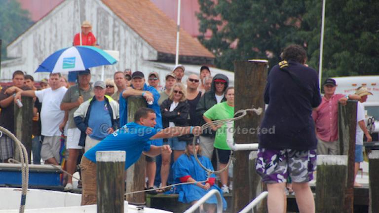 People Gathered at the Watermen's Appreciation Day Festival