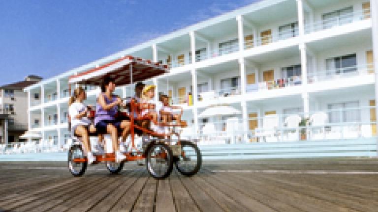 Surrey Bike on Ocean City Boardwalk