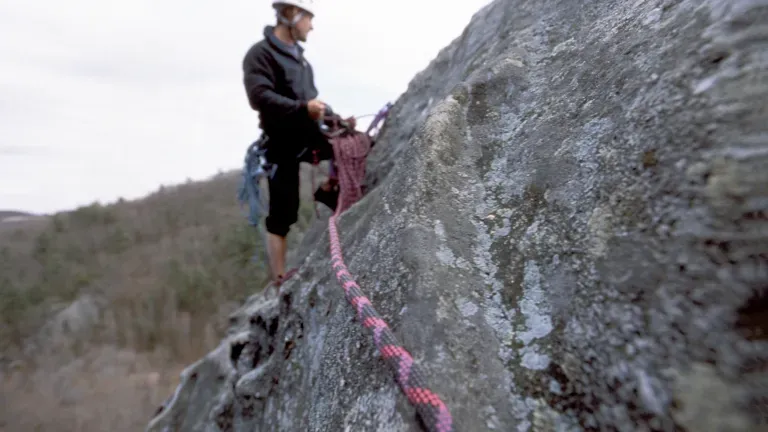 Rock Climbing at Rocks State Park.