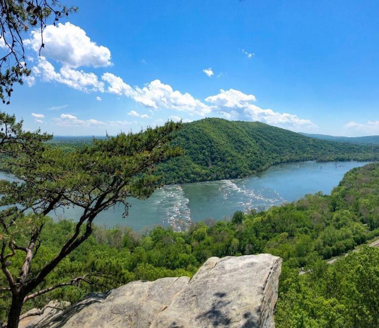 View of the Potomac River from Weverton Cliffs