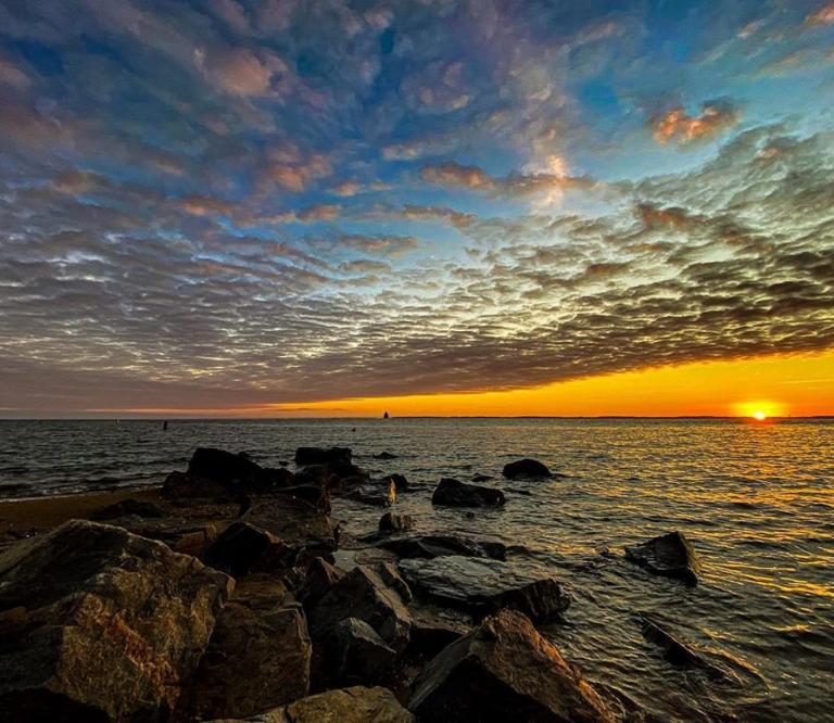 Daybreak at Sandy Point Beach