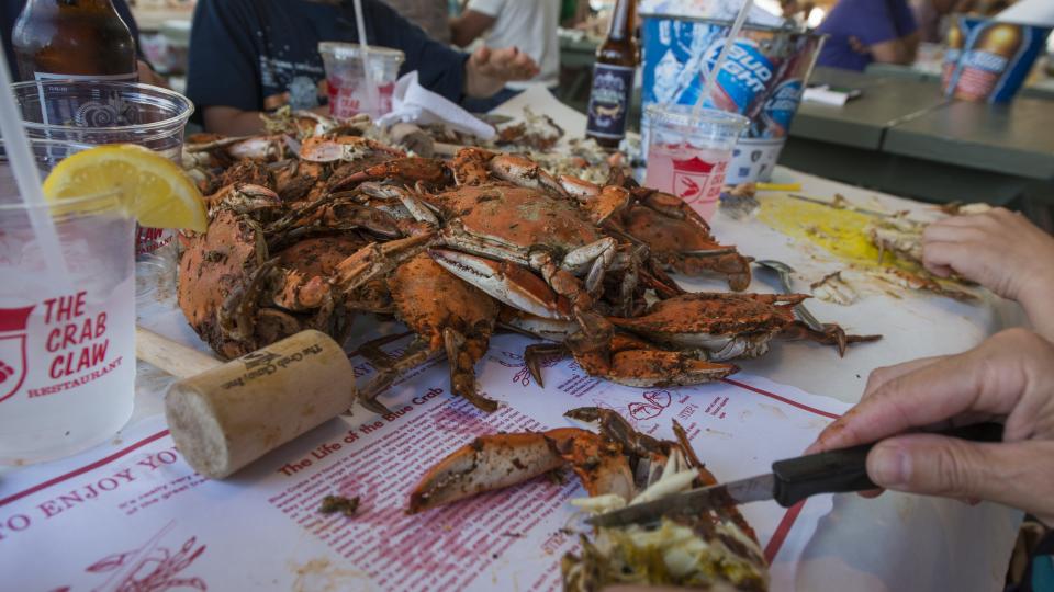 Chesapeake Bay Restaurants Visit Maryland Crabs At Crab Claw