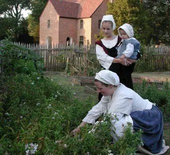Historic St. Mary's City State House Garden with Interpreters