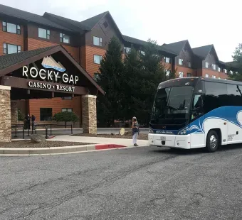 motor coach at Rocky Gap