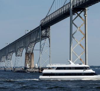 Watermark Cruises under Bay Bridge