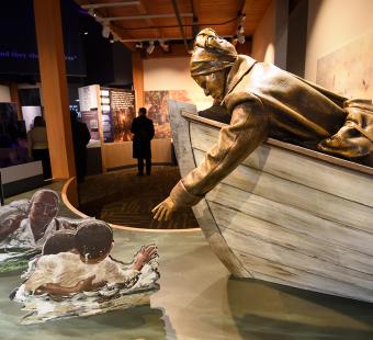 Harriet Tubman Exhibit at the Harriet Tubman Underground Railroad Visitors Center