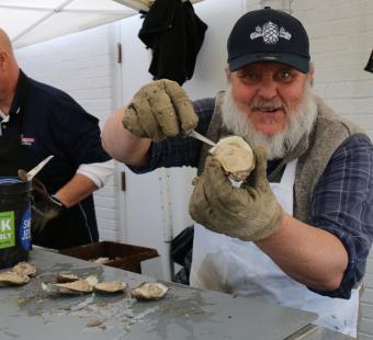 Enjoy crabs and beer while dining on the deck or inside at Harris Crab House.