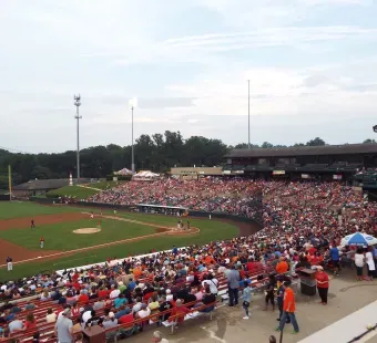Baysox baseball game