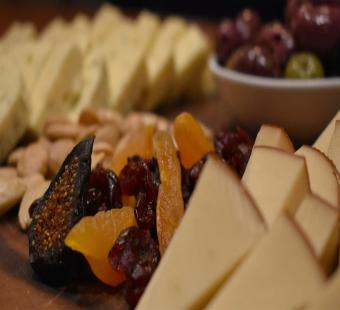 Charcuterie board at Urban Winery