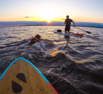 stand up paddleboarding