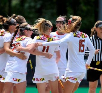 Maryland women's lacrosse players