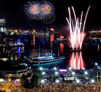 july 4th fireworks baltimore md