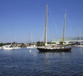Introduce yourself to Annapolis with a guided cruise of the Annapolis Harbor to learn about the colonial historic seaport and catch sights of the U.S. Naval Academy and Maryland State House.