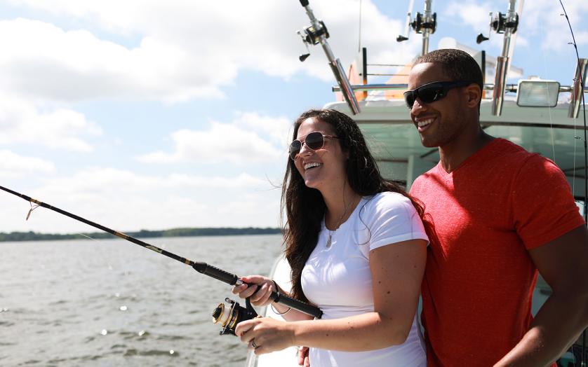 Couple Fishing