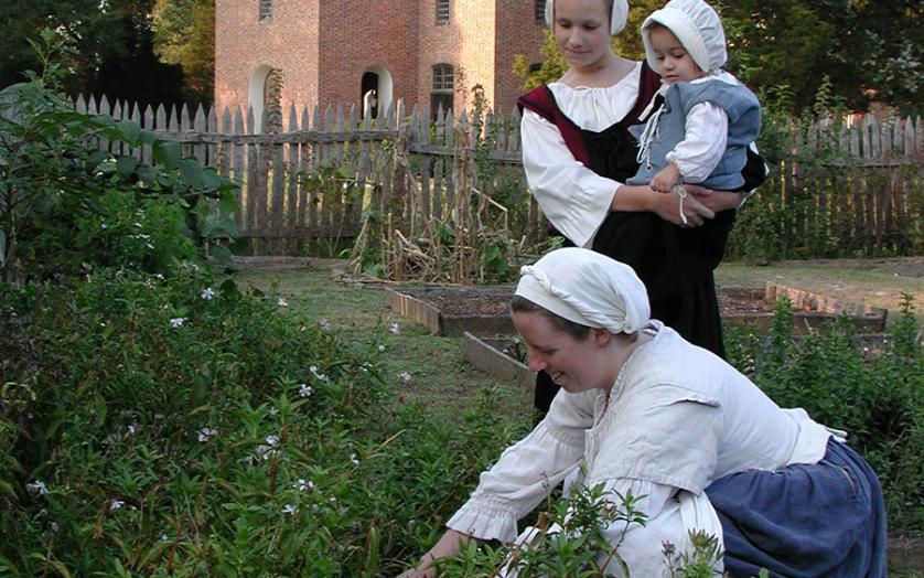Historic St. Mary's City State House Garden with Interpreters