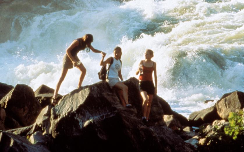 Enjoy the waterfalls at the Great Falls Park
