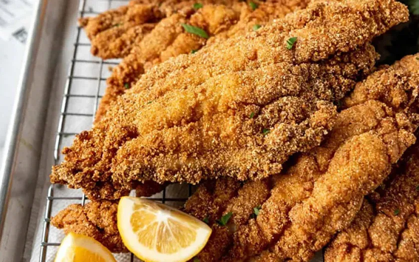 Fried Maryland Blue Catfish