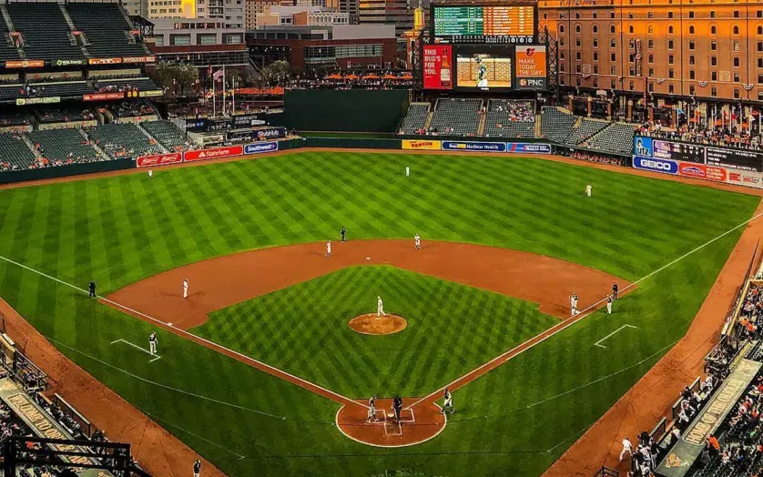 Oriole Park at Camden Yards on Opening Day