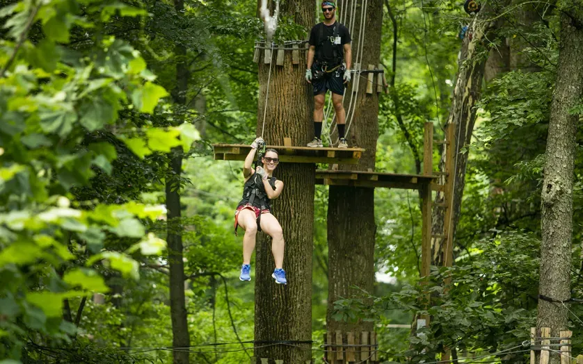 Sandy Spring Adventure Park Zip Line