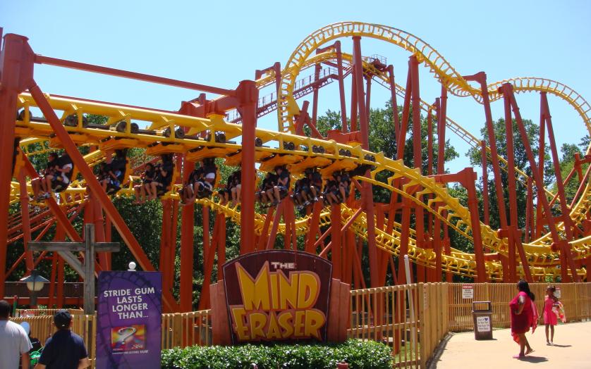 Mind Eraser at Six Flags America in Upper Marlboro