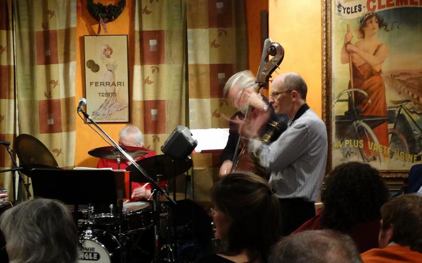 This classic Italian eatery in Baltimore is set up cabaret style making it a great dinner option for music lovers.