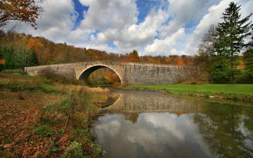 Stroll over the bridge in this State Park, then head to the Casselman Inn for lunch. Photo by Kevin Moore