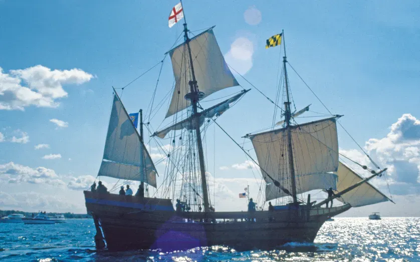 Step onboard the Maryland Dove in Historic St. Mary's City.