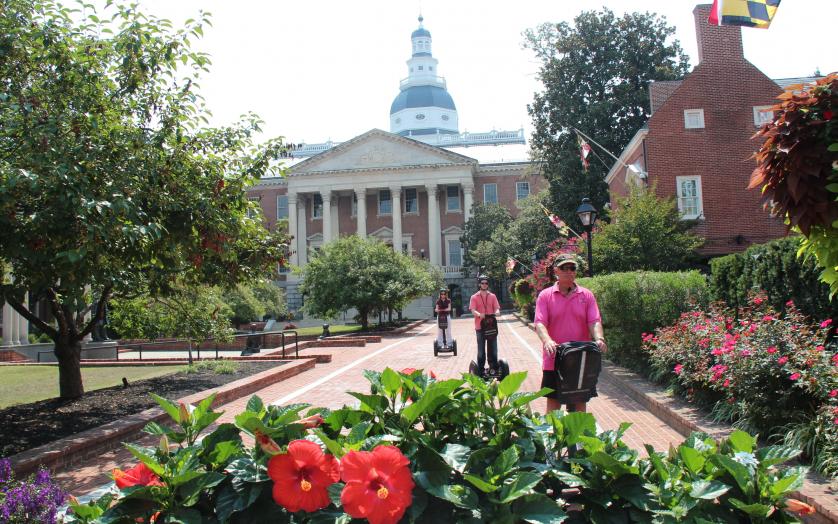 The Maryland State House was built in 1772 and is the oldest state house still in use.