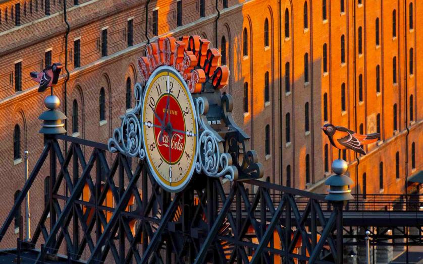 Clock at Oriole Park