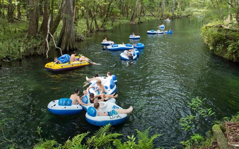 Tubing at Gunpowder Falls in Monkton