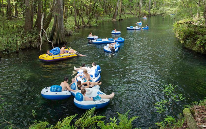Tubing at Gunpowder Falls in Monkton