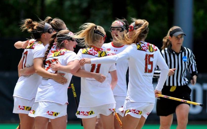 Maryland women's lacrosse players
