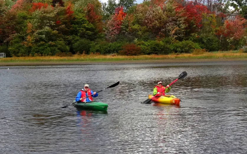 Watersports are popular on Deep Creek Lake in McHenry, a short drive south of the Historic National Road.