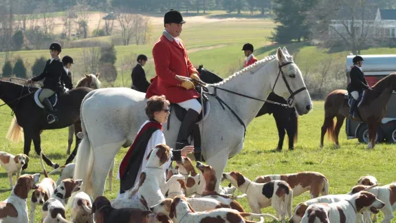 Goshen Opening Hunt, Blessing the Hounds