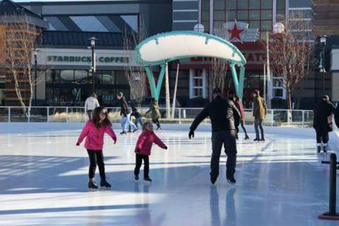 Outdoor Ice Skating in White Marsh