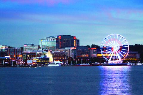 National Harbor at Dusk