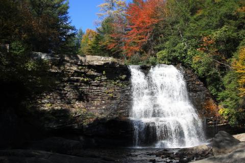 Not far from Deep Creek Lake, see the beautiful falls in this state park.
