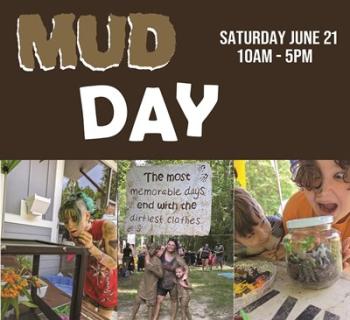 Muddy families with event day and time Photo
