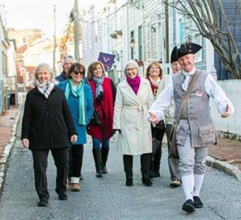 Explore the history of Annapolis with a walking tour. Photo