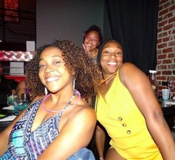 Ladies enjoying the show Photo
