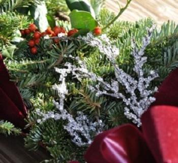 A custom Christmas wreath Photo