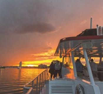 Enjoy the sunset from the water! Photo