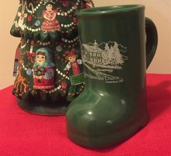 Bring your red or green All Saints mug for refills! Photo