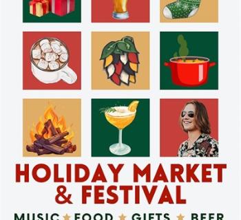Holiday Market & Festival Poster Photo