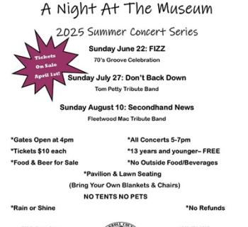 Night at the Museum Concert Series Flyer Photo