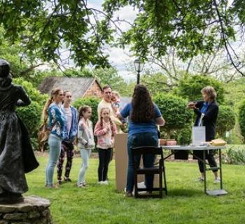 Family outdoors at Woodlawn Manor Cultural Park Photo