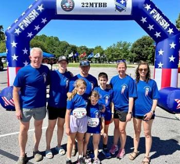 Cpt. Butters at the finish line Photo