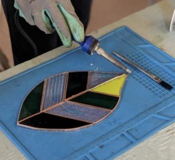 Stained glass sample Photo